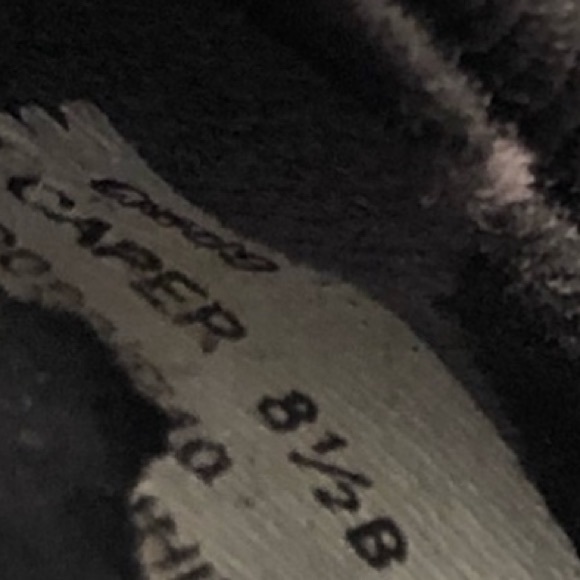 Coach Poppy Caper black patent leather ballet flats with ribbon gunmetal detail - Picture 11 of 12